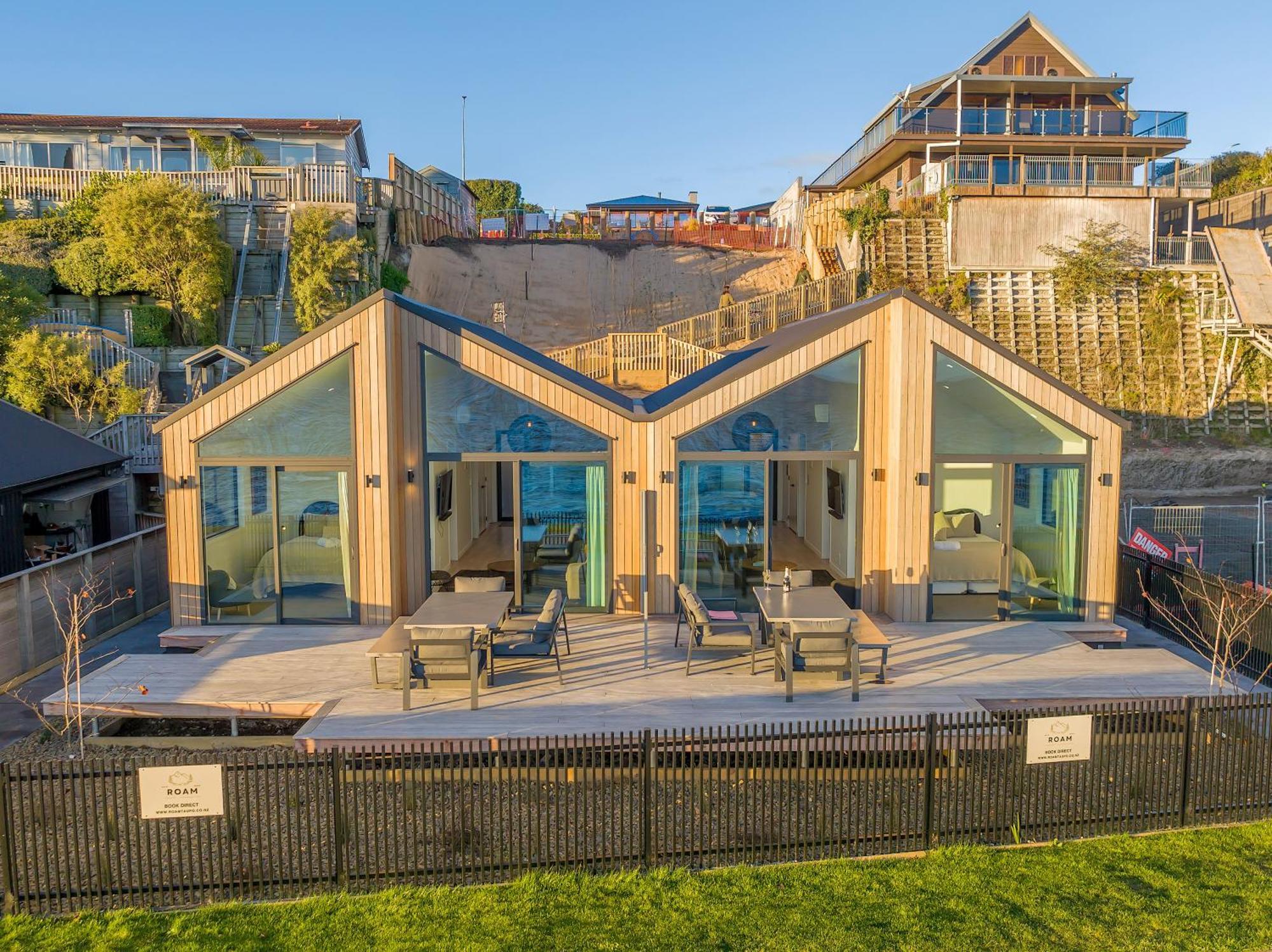 Brand New Lake Front Homes Spa Pool Таупо Екстер'єр фото